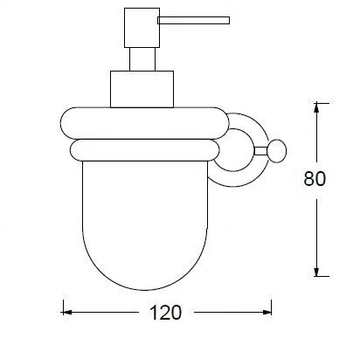 ARTE - Wall-mounted Bathroom soap dispenser by GUGLIELMI RUBINETTERIE - view 3